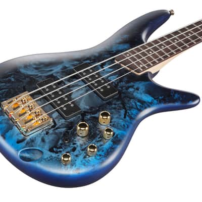 Ibanez SR Standard 4 String Electric Bass - Cosmic Blue Frozen Matte (SR300EDXCZM) image 9