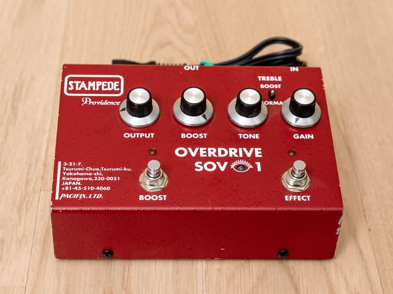 Providence Stampede Overdrive SOV-1 Guitar Effects Pedal, Japan
