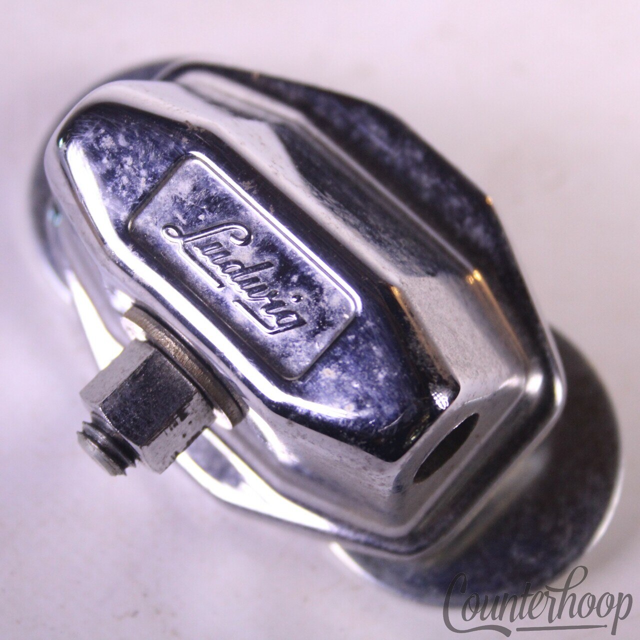 Ludwig Floor Tom Leg/L-Arm/Bass Drum Spur Mount Chrome Hex-Nut Vintage 60s-70s* — main photograph