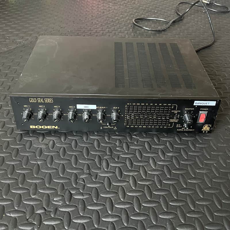 Bogen GS60 Mixer Amplifier Commercial Gold Seal Series image 1