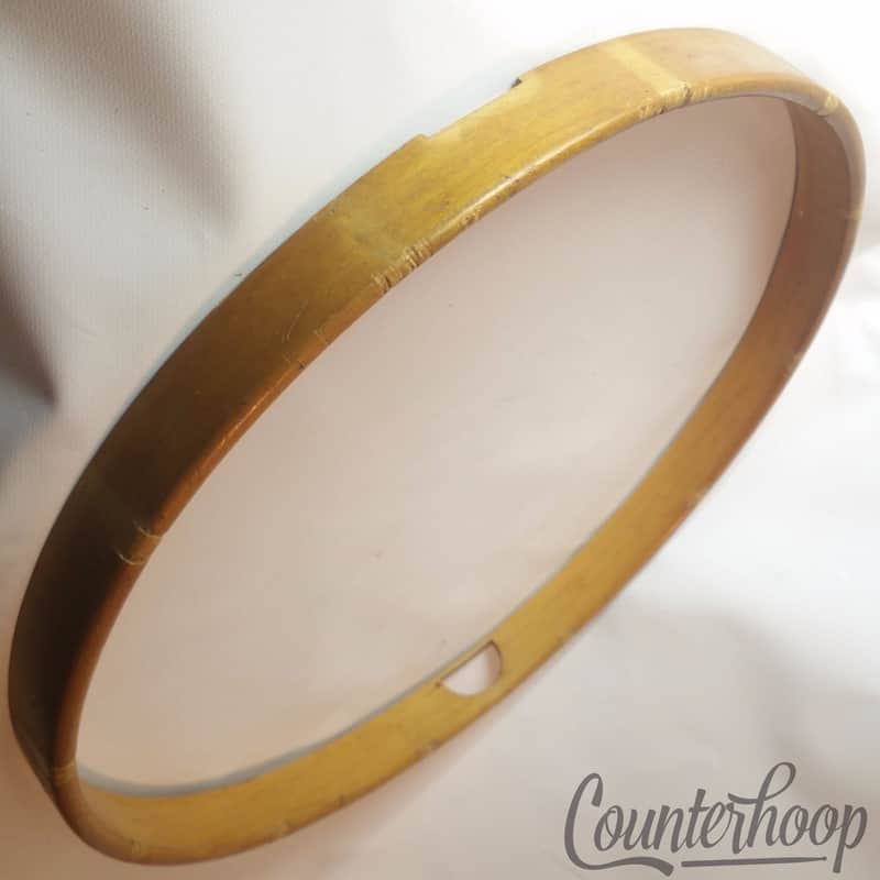*Nokes&Nicolai 14" Snare Drum Hoop Resonant Side Rim Vintage 10s 1Ply Maple Wood image 1