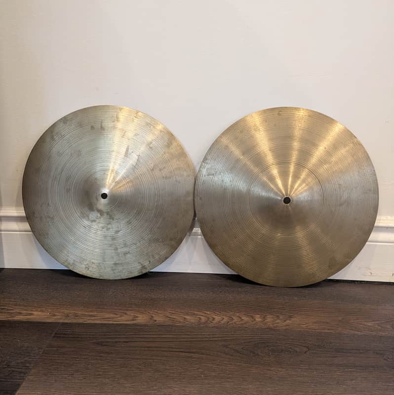 Azco Zilco 14" Hihats 1970s image 1