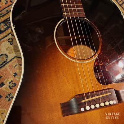 2005 Gibson J-45 Historic Collection Vintage Sunburst w/ OHSC | Fishman Acoustic Matrix Natural I, Yamano-ordered image 7
