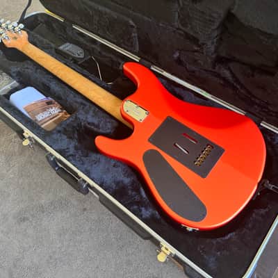 Ernie Ball Music Man John Petrucci Signature JP6. Tangerine Pearl. image 2