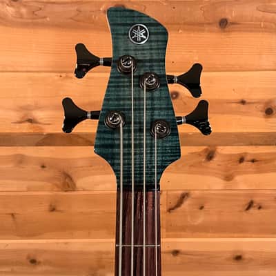 Yamaha TRBX604FM 4-String Electric Bass Guitar - Indigo Blue image 3