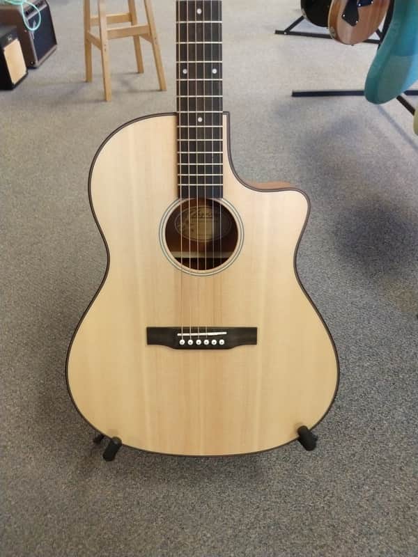 Mint Demo Larrivee Simple 6 LV Acoustic Guitar w/ Rosewood Binding - Natural with Hardshell Case image 1