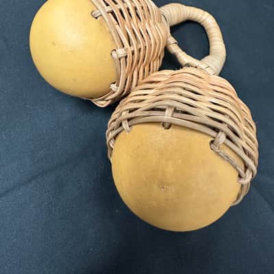 Double Jingle Caxixi, Jingle Bells Filler, Medium 6.5"x5.5"x3" - MINT image 11