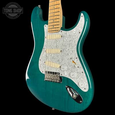 Used 2020 Fender Custom Shop Classic Player Strat Trans Blue w/Case TSU24597 image 3