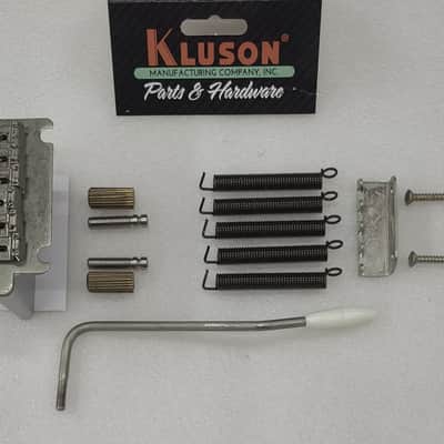 Aged Relic Nickel Kluson 2 Post Steel Block Tremolo Bridge image 1