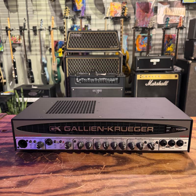 Gallien-Krueger 700RB-II 450-Watt Biamp Bass Amp Head 2010s - Black / Silver image 1