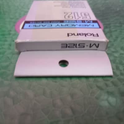 ROLAND M-512E MEMORY CARD RAM 64K BYTES For D50 VG JD JV U BOX MANUAL WORK GREAT image 5