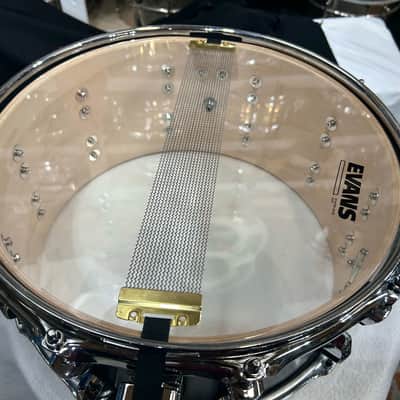 SJC 7"X14" Tour Model 10 ply maple (1274-12154) 11/24/20 - Black Matte Lacquer image 18