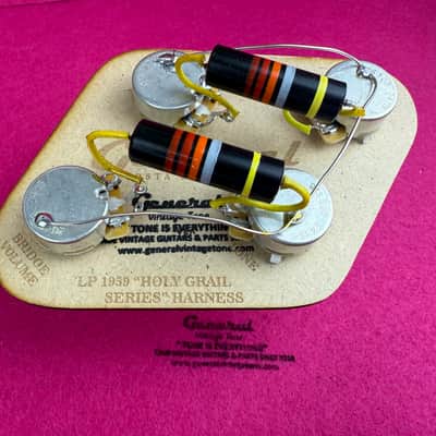 General Vintage Tone Prewired Harness electronics for Les Paul ®️ 1956 - 1959 CTS Burst taper pots 550k image 1