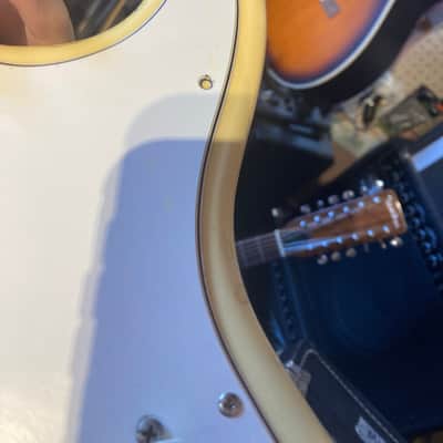 Charvel Model 3A MODDED Washburn Wonderbar , Vintage Duncan JB Double White MIJ c. 1987 - Faded Pearl White Sparkle image 11