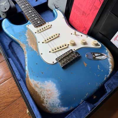 2025 Fender Custom Shop Stratocaster Pro SR25 Super Heavy Relic - Aged Lake Placid Blue image 23