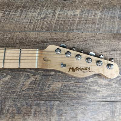 MyDream Partcaster Custom Built - Candy Apple Red Tele Tapped A5/A2 Pickups image 4