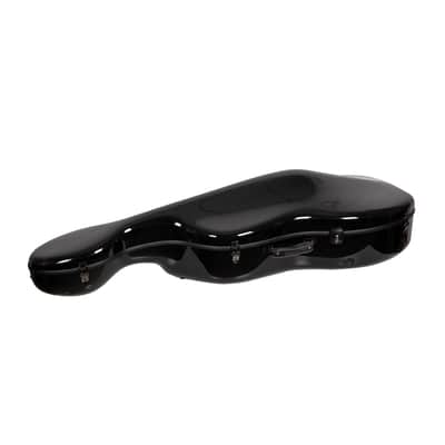 Crossrock Ultra Carbon Fiber Case fits 4/4 Full Size Cello, Super lightweight as 6 lb, with Protective Cover, TSA Lock -Gilded Black image 3