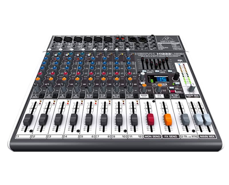Behringer Xenyx X1222USB 16-Input Mixer with USB and Effects