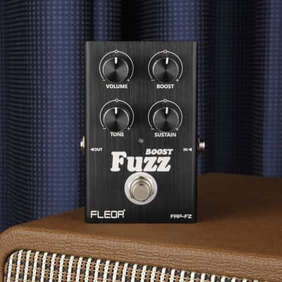 FLEOR Fuzz Pedal with Boost, Vintage Style Fuzz Effects with Thick Sustain, True Bypass Guitar Pedal for Electric Guitar & Bass image 9