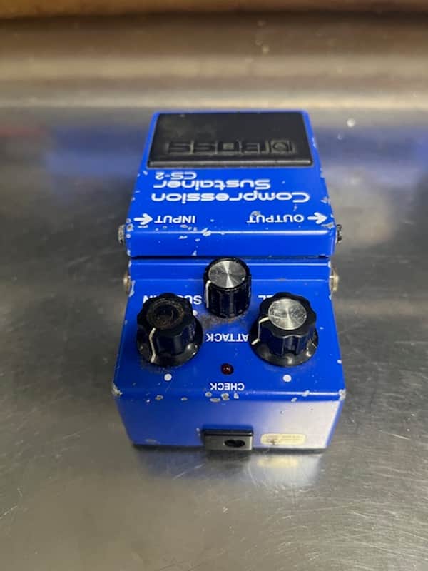 ギター BOSS Compression Sustainer CS-2 BOSS CS-2 Compression Sustainer 1983 Vintage Guitar Pedal Made in