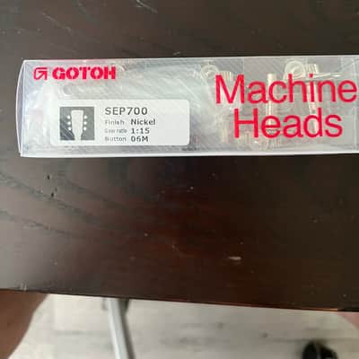 Gotoh SEP700-06M Open-Gear Slot Head Keys Scalloped Buttons 3X3 - NICKEL image 2