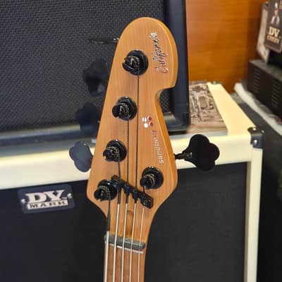 Sandberg California VT5 35" 2026 - Zebra Finish Blueburst Bass Guitar image 14