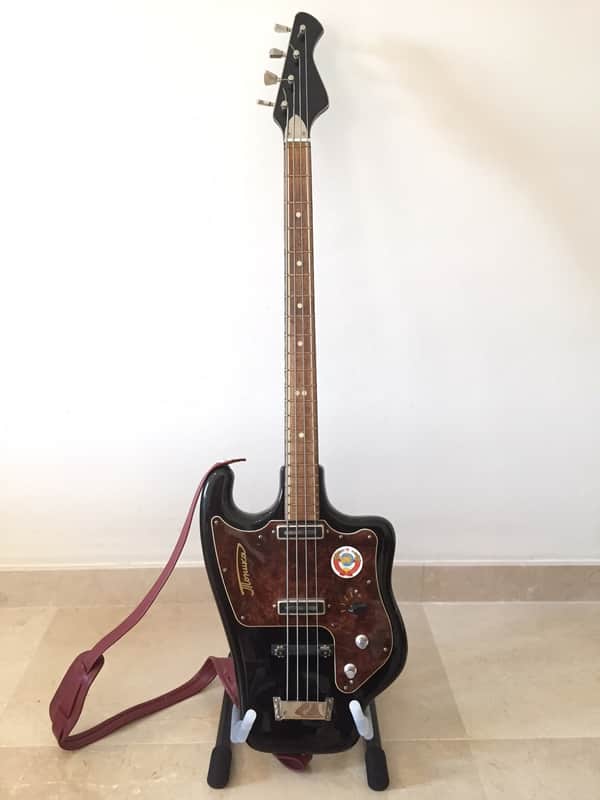 Tonika Vintage Soviet Bass Guitar image 1