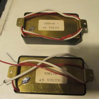 EMG SET Emg-H 70s active humbucker pickup xxx rare - Black image 2
