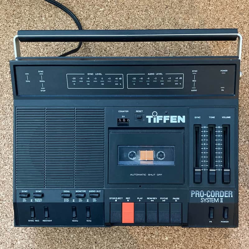 Tiffen - Pro-Corder II - Cassette Tape Recorder, Amplifier + Synchronizer - Vintage Made in Japan image 1