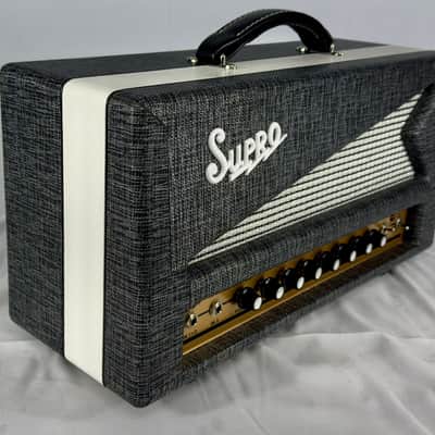 Supro 1696RTH Black Magick Reverb 25-Watt Guitar Amp Head 2018 - Present - Black Rhino image 4