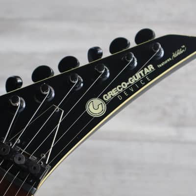 1985 Greco Japan JJ-11J Limited Run Superstrat (Black) image 2