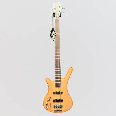 Warwick RockBass Corvette Premium 4-String Left Handed Electric Bass Guitar - Natural image 10