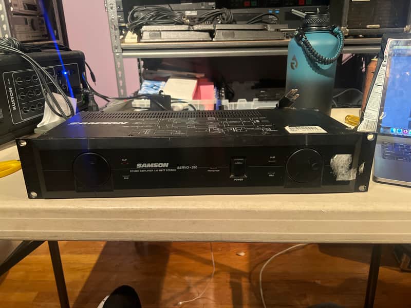 Samson Servo 260 Studio Amplifier 130 Watt Stereo image 1