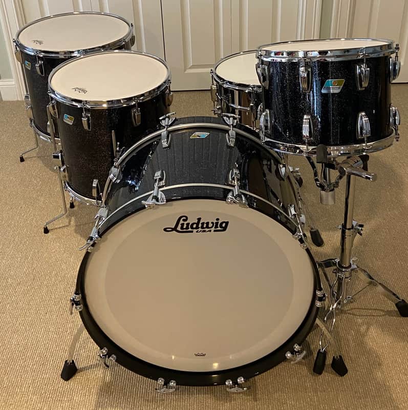 Ludwig  Legacy Maple  Black Galaxy image 1