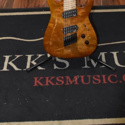 Legator Ninja 200 SE Fanned Fret 7 String 2016 - Walnut image 18