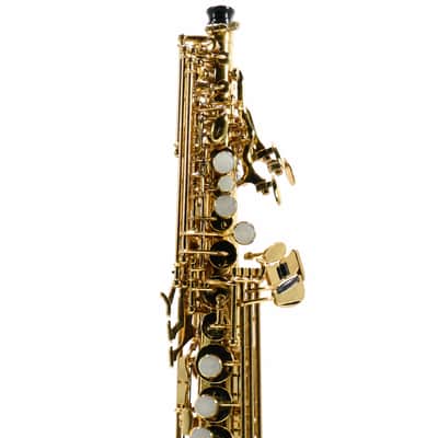 Jupiter JSS1000Q Intermediate Bb Soprano Saxophone in Gold Lacquer SN FF01093 image 3
