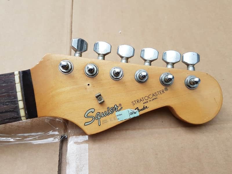 1986 SQUIER by FENDER STRATOCASTER NECK made in JAPAN image 1