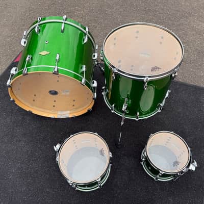 Pearl Masters MCX Maple 4 Piece Drum Set Shamrock Green MCX924XSP/C388 image 5