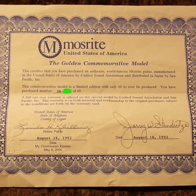 Mosrite [USED]Model '63 made in USA  [3.83kg] 1993 Pearl White[GTK017] image 10