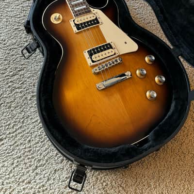Gibson Les Paul Trad Pro V Satin Electric Guitar 2022 - Desert Burst image 1