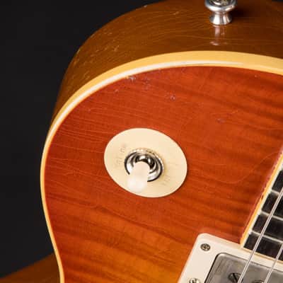 2021 - Gibson Custom Shop Made 2 Measure Murphy Lab '59 Les Paul Standard Murphy Painted Ultra Heavy Aged Orange Lemon Fade image 18