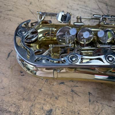 Used Yamaha YAS-23 Alto Sax Saxophone with Case Mouthpiece Neck Strap Just Serviced image 6