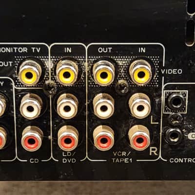 Pioneer Pioneer VSX-455 AV Receiver AM/FM Tuner Stereo Amp 1995 - Black metal image 9