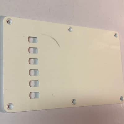Stratocaster Style Back Plate Cover - 2000’s - Aged White image 3
