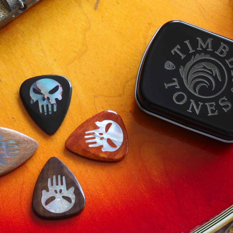 2024 Timber Tones Exotic Timber & Shell Inlay Punisher Gui…