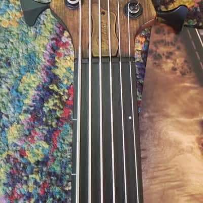 Mayones Patriot MR6 Fretless   Antique Brown image 10