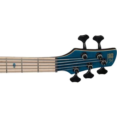 Ibanez SR1425BCGL SR Premium 5-String Bass w/Bag - Caribbean Green Low Gloss image 8