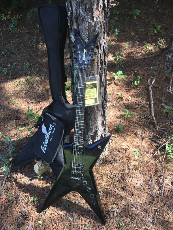 Washburn Dime ST Pro Stealth Dimebag Darrell Electric Guitar w/ bag Trans Black image 1