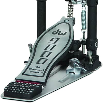 Drum Workshop DWCP9000 Single Bass Pedal w/Bag - Silver image 1