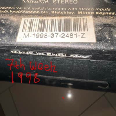 Marshall JCM 900 Model 4100 Hi Gain Dual Reverb 2-Channel 100-Watt Guitar Amp Head 1996 - Black (SOLD AS COMBO WITH CAB) image 6